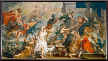 The Apotheosis of Henry IV and the Proclamation...
