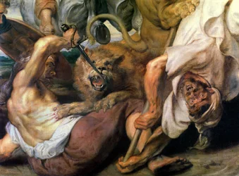 Lion Hunt (detail)