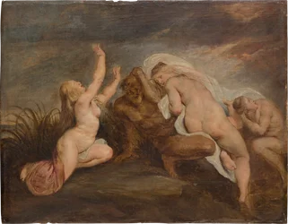 Nymphs and River God (Fragment of a Depiction of the Fall of Phaeton)