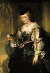 Portrait of Helene Fourment on the Carriage (detail)