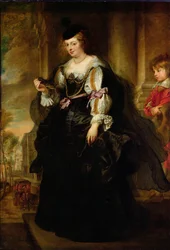 Portrait of Helene Fourment with a Coach, c.1639