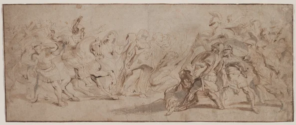 Reconciliation of the Romans and the Sabines (recto)