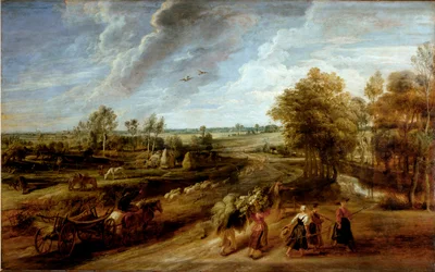 Return of the Peasants after the Working Day in the Fields