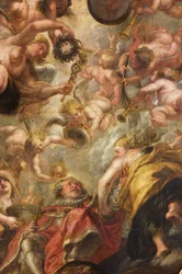 The Apotheosis of King James I, The Rubens Ceiling, Banqueting House, Whitehall, c.1629-34