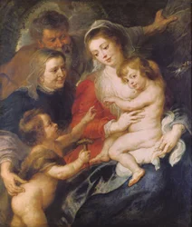 The Holy Family with St. Elizabeth and the Infant St. John the Baptist