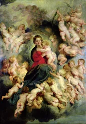 The Virgin and Child surrounded by the Holy Innocents or, The Virgin with Angels, 1618