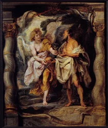 The Prophet Elijah Receives Bread and Water from an Angel