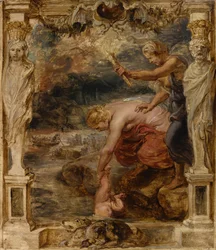 Thetis Dipping the Infant Achilles into the River Styx