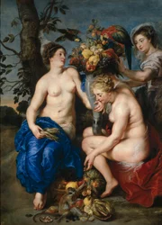 Ceres with Two Nymphs
