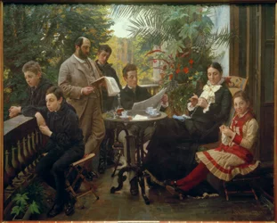 Heinrich Hirschsprung; Danish Tobacco Manufacturer, Patron, and Art Collector (Founder of the Hirschsprung Collection in Copenhagen); Copenhagen 7