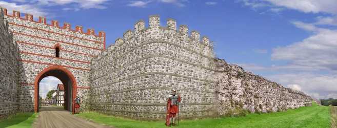 South gate of Silchester Roman City Walls