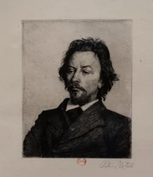 Portrait of Vilhelm Hammershoi