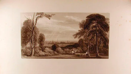 A View of Oxford from Wytham