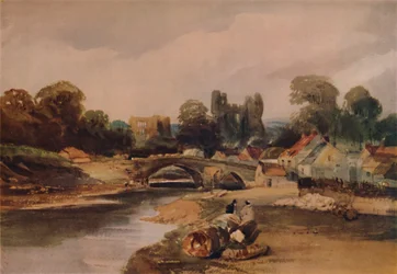 A Village on a River, c1824