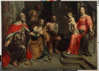 The Sinners before the Virgin