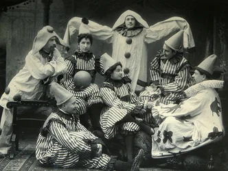 Theatre composition. Platinotype by Pyotr Petrovich Pavlov