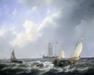 Seascape from the Zeeland Waters