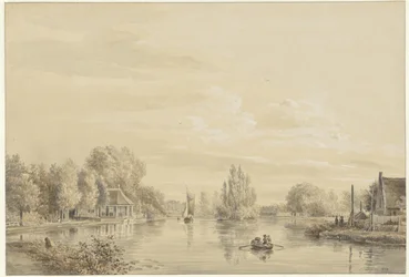 View of the Vecht Towards the Slotzigt Estate