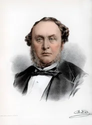 Sir Michael Costa, Italian-born British composer and conductor, c1890
