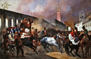 A Wedding Procession in Seville