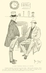 Cartoon by Phil May, from the 1890s