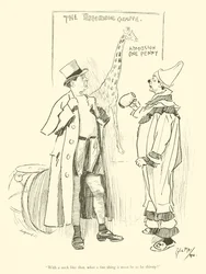 Cartoon by Phil May, from the 1890s