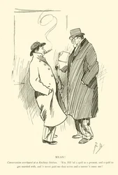 Cartoon by Phil May, from the 1890s