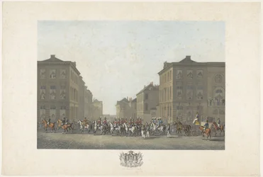 Music Corps at the Inauguration of William I in Brussels on September 21, 1815