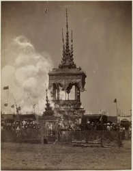 A Burmese cremation