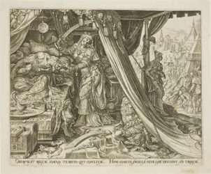 Judith Slaying Holofernes, plate six from The Story of Judith and Holofernes