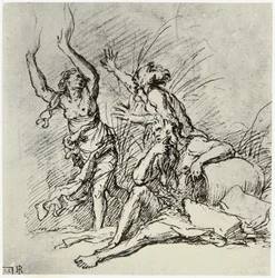 Salvator Rosa, Pan and Syrinx