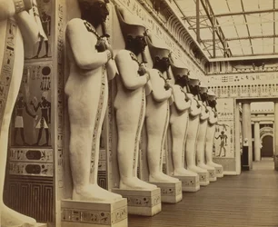 The Egypt Court and the Facade of the Hall of the Colossi, Crystal Palace, Sydenham