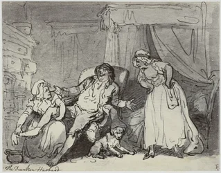Thomas Rowlandson, The Drunken Husband