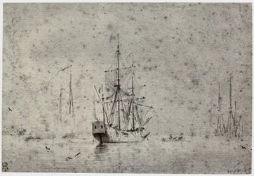 Willem van der Velde, Shipping