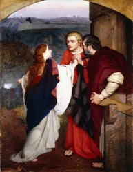 Mary Magdelene Giving News of the Resurrection to the Disciples