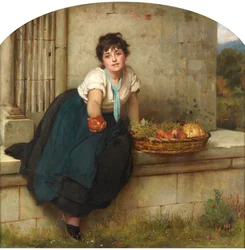 The Fruit Seller, 1877