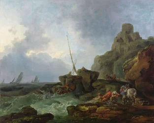 Fishermen Trawling in Nets, c.1767