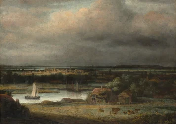 Wide River Landscape, ca. 1648-49