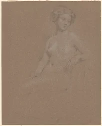 Seated Female Nude