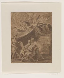 Frontispiece Design for Het groot Schilderboek