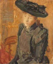 Girl in a Large Hat