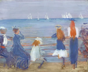 Watching Cowes Regatta, 1892