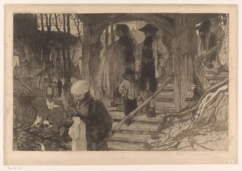 Farmers Descending a Staircase