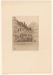 Old houses on Place Verte, Verviers