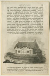 Stafford - Cottage of Isaac Walton: Engraving