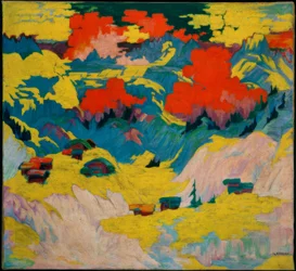 Winter Landscape at Davos Laret (Winter Landscape Laret at Davos)