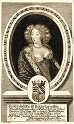 Portrait of Sophie Louise of Württemberg-Stuttgart, Margravine
