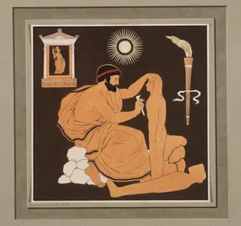 Prometheus Forms Man from Clay