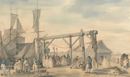The Arrival of a Hoy at Margate