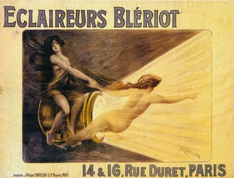 Advertisement for Bleriot headlamps, c1905